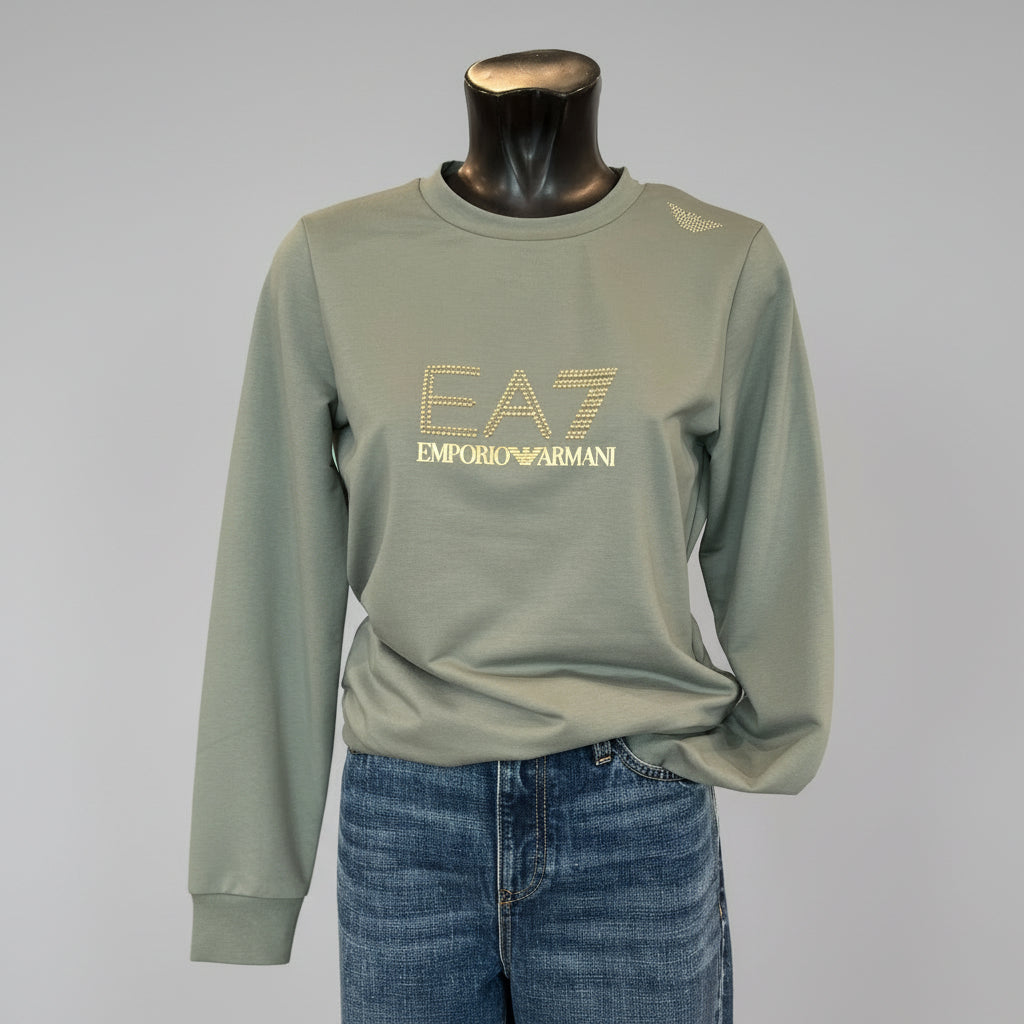 EMPORIO ARMANI-FELPA GIROCOLLO