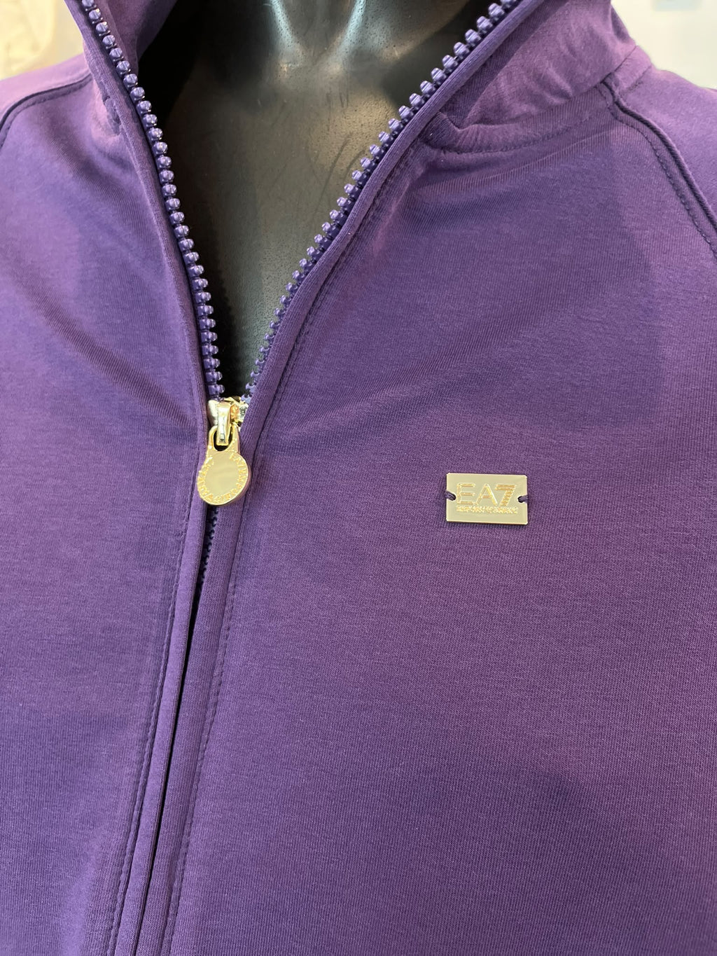 EMPORIO ARMANI- FELPA APERTA CON ZIP