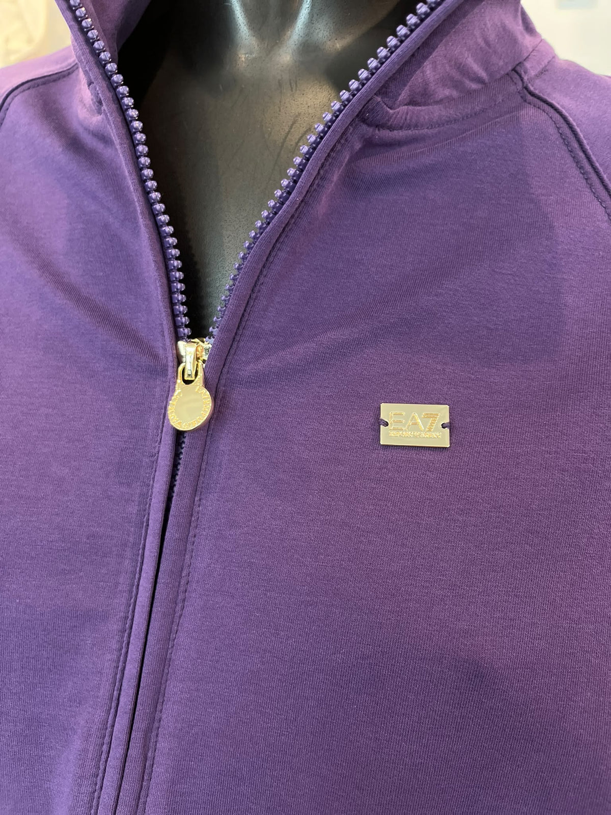 EMPORIO ARMANI- FELPA APERTA CON ZIP