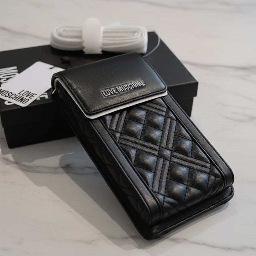 POSTAFOGLIO - PORTACELLULARE - LOVE MOSCHINO